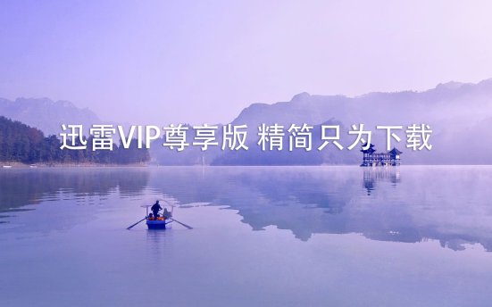 迅雷VIP尊享版 精简只为下载
