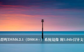 黑群晖DSM6.2.1（DS918+）系统镜像 附1.04b引导文件