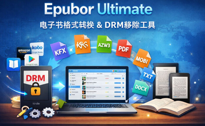 Epubor Ultimate v3.0.16.296 电子书格式转换工具