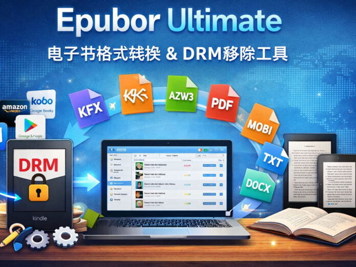 Epubor Ultimate v3.0.16.296 电子书格式转换工具