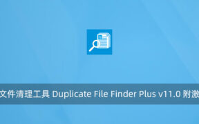 重复文件清理工具 Duplicate File Finder Plus v11.0 附激活码