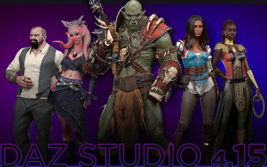 DAZ Studio Professional v4.23.0.1 三维建模工具