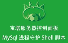 宝塔服务器控制面板 MySql进程守护Shell脚本