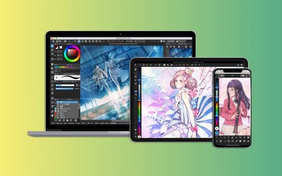 轻量级数字绘画软件 MediBang Paint Pro v28.2 去广告便携版