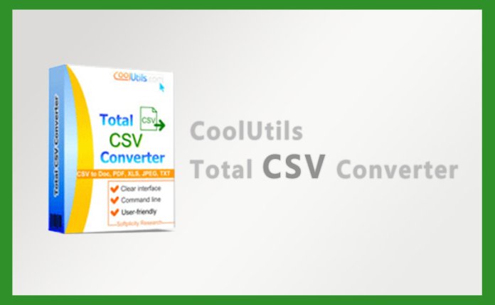 CSV格式转换工具 CoolUtils Total CSV Converter v4.1.1.54 便携版