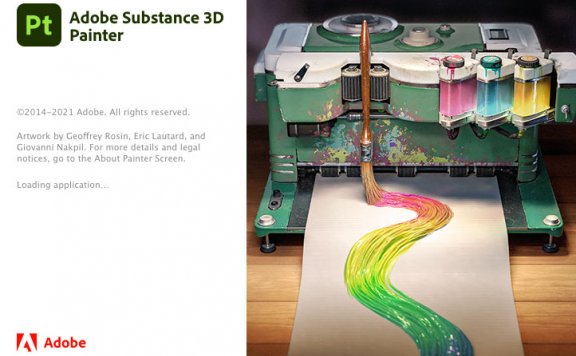 【Pt】3D纹理材质制作软件 Adobe Substance 3D Painter v7.4.1.1418 直装破解版