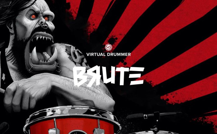 UJAM Virtual Drummer BRUTE v2.1.1 适用于摇滚、摇滚、朋克和跨界风格的虚拟鼓手插件