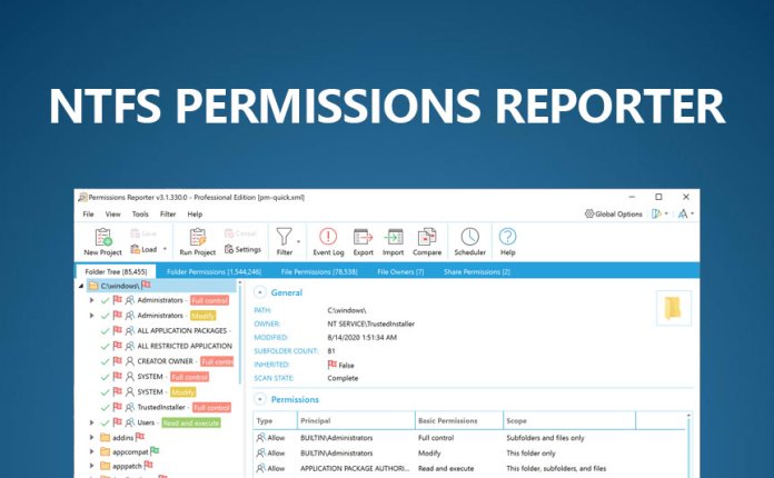 NTFS目录权限分析工具 Permissions Reporter Enterprise v4.2.547.0 便携版