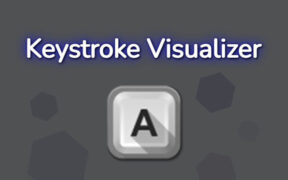 Vovsoft Keystroke Visualizer v2.0 免费的当前按键展示工具