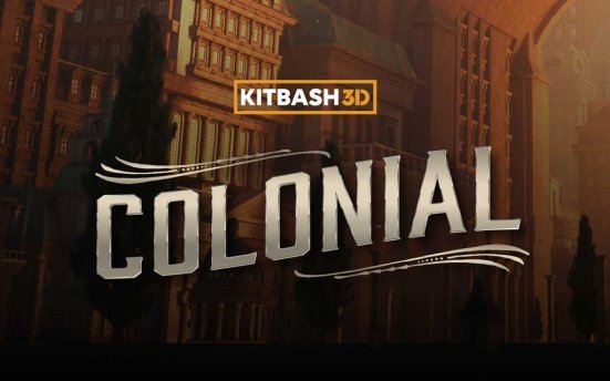KitBash3D Colonial – 殖民地城市建筑场景3D模型