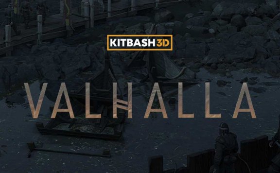 KitBash3D Valhalla - 维京人小镇建筑场景3D模型