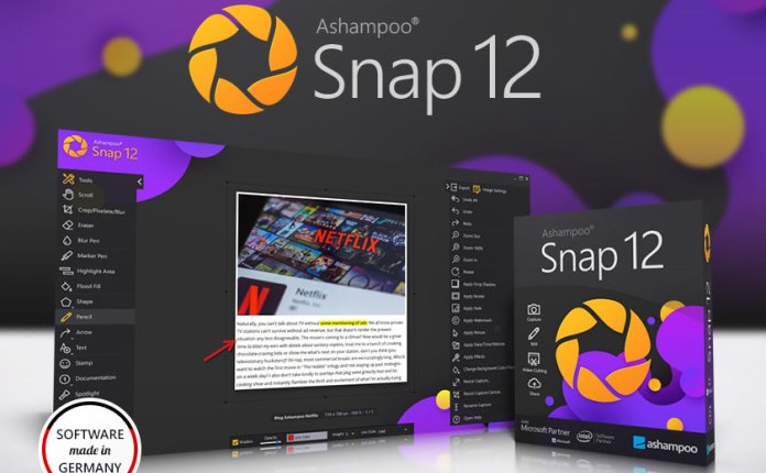 【正版限免】Ashampoo Snap 12 屏幕截图与视频录制工具