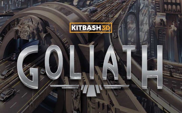 KitBash3D Goliath – 永恒复古风格的大都市建筑场景3D模型