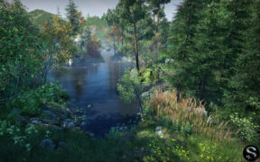 SilverTm Nature Package – 高质量树木石头模型自然植被场景UE4资产包