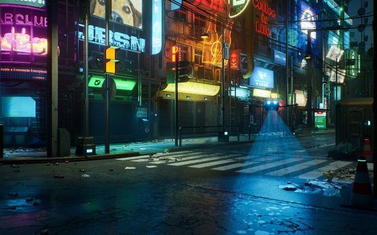 Leartes Studios Cyberpunk City Recife Environment   – 赛博朋克风格城市建筑场景UE4资产包