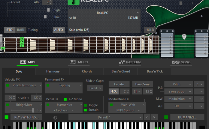 MusicLab RealLPC v5.0.0.7457 – 虚拟吉他乐器