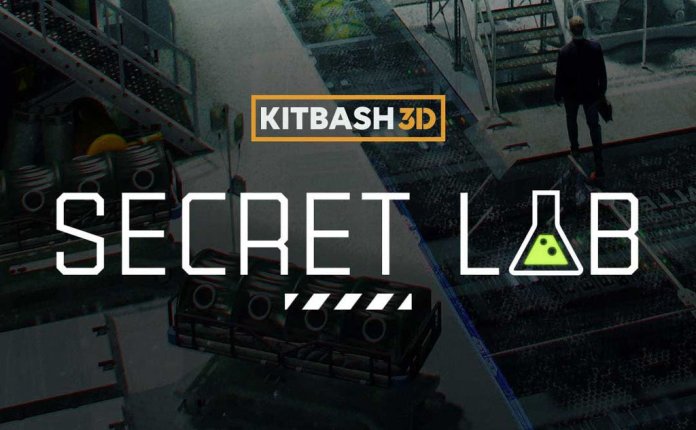 KitBash3D Secret Labs 高科技科学研究实验室场景3D模型