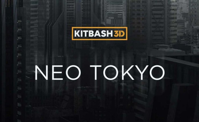 KitBash3D Neo Tokyo – 未来日本繁华大都市建筑场景3D模型
