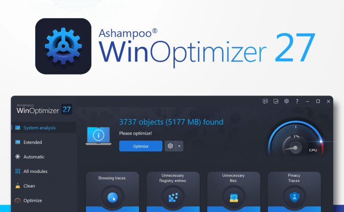 阿香婆系统清理优化工具 Ashampoo WinOptimizer v27.00.05 便携版