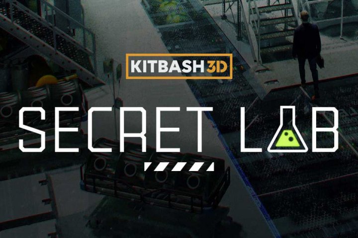 KitBash3D Secret Labs 高科技科学研究实验室场景3D模型 - 腾龙工作室