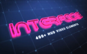 【AE模板】Rocketstock Interface 400+ HUD Video Elements – 400 多个具有科技感的 HUD 视频元素