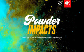 BusyBoxx V02 Powder Impacts – 130个彩色粉末爆炸效果4K视频素材