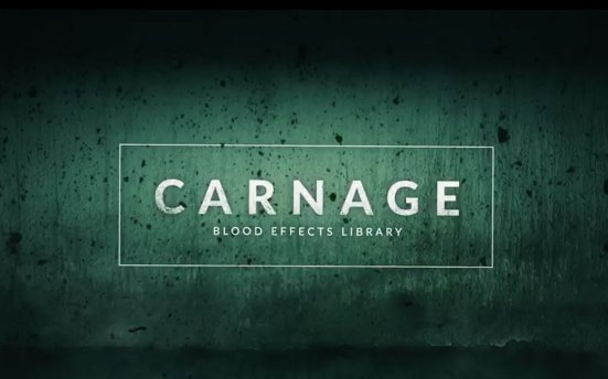 RocketStock Carnage – 296种血液喷溅效果视频素材