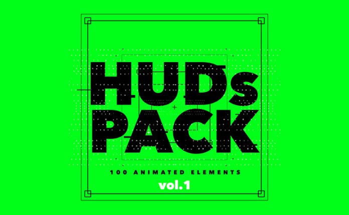 Eduardov 100 Hud Elements Pack vol.1 – 100个具有科技感的HUD视频素材