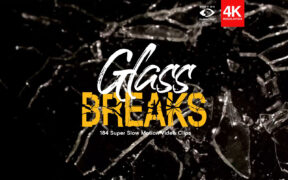 BusyBoxx V13 Glass Breaks – 184个玻璃破碎效果4K视频素材