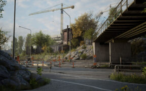 Mykola Usov Highway Environment – 高速公路场景模型UE4资产包