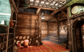 Conrad Justin Harbour Pack Wooden Modular Assets – 木制模块化场景模型UE4资产包