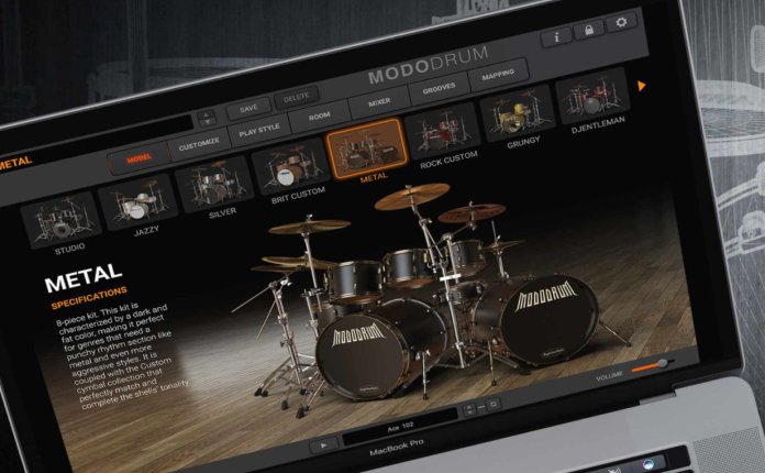 IK Multimedia MODO DRUM v1.1.3 虚拟架子鼓乐器插件