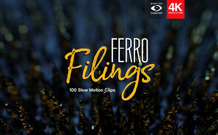 BusyBoxx V20 Ferro Filings – 100个微观铁物理化学反应效果4K视频素材