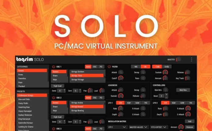 虚拟乐器插件 TAQS.IM Solo v1.2.11 破解版