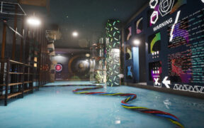 GeorgeShachnev Underground Sci-Fi – 赛博朋克科幻场景模型UE4资产包