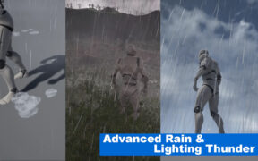 Code Like Me Rain Thunder System – 动态雷雨天气系统UE4资产包
