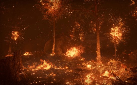 Alexander Dracott Forest Fire - 森林火灾效果场景模型UE4资产包