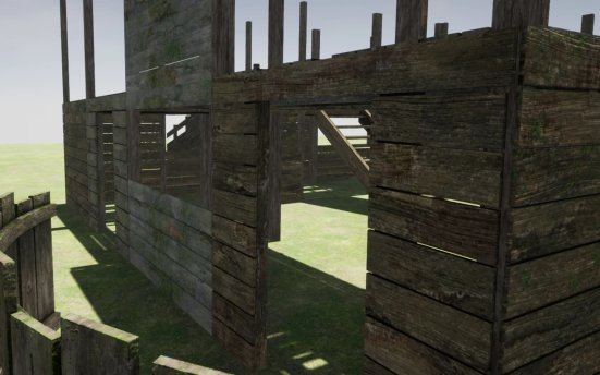 ThomasH Wood Modular Pack - 木质结构模型UE4资产包