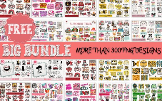 Creative Fabrica Big Designs Bundle – 300多种精美的节日类平面设计包