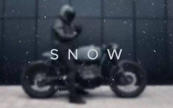 Lens Distortions Snow - 120个冬日下雪雪花飘落粒子效果4K视频素材