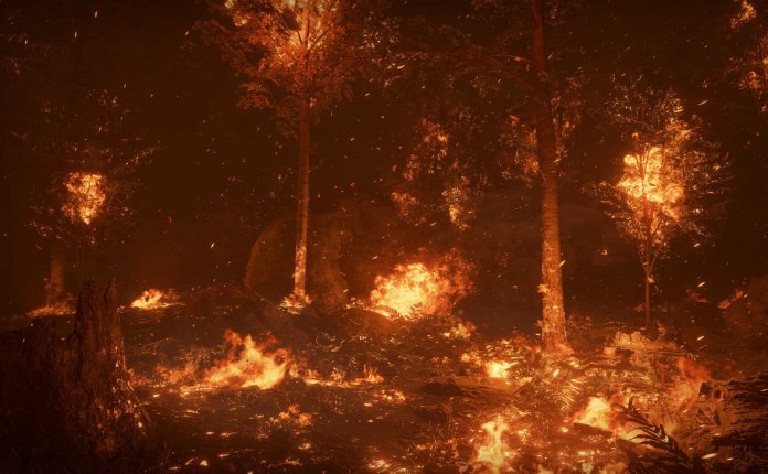 Alexander Dracott Forest Fire – 森林火灾效果场景模型UE4资产包