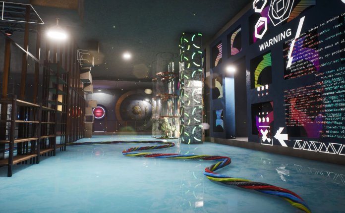 GeorgeShachnev Underground Sci-Fi – 赛博朋克科幻场景模型UE4资产包