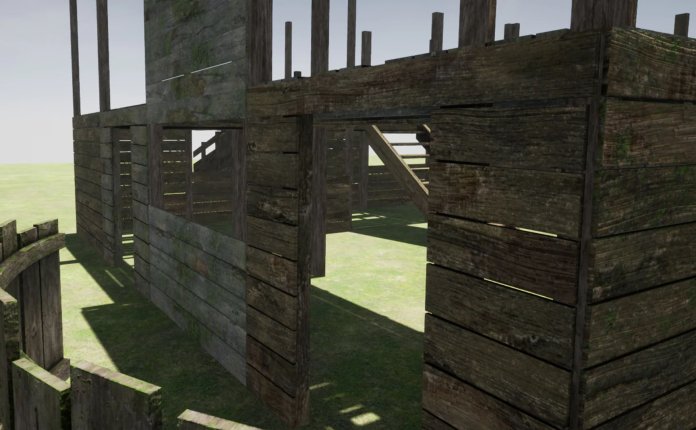 ThomasH Wood Modular Pack – 木质结构模型UE4资产包