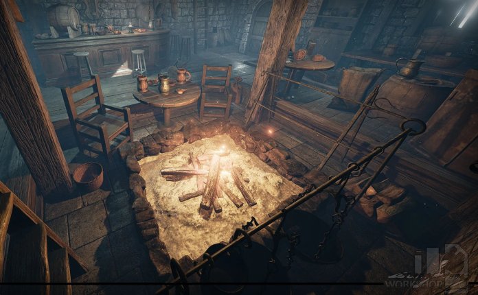 Bumping Workshop Bumping Pub – 中世纪奇幻酒吧场景模型UE4资产包