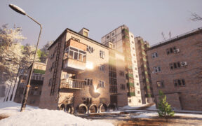 Russian Winter Town – 俄罗斯冬季小镇场景模型UE4资产包