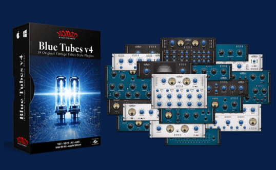 模拟电子管音色音频效果器插件包 Nomad Factory Blue Tubes Bundle v4.0.1