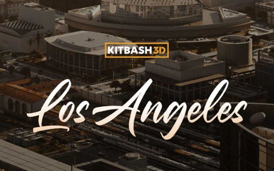 KitBash3D Los Angeles 美国洛杉矶城市建筑场景3D模型