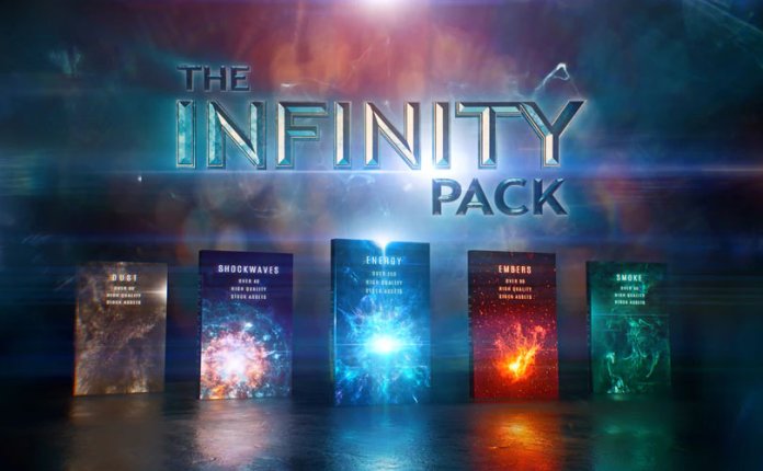 Triune Digital The Infinity Pack – 400多个高质量科幻能量波魔法粉尘火花烟雾粒子4K视频素材
