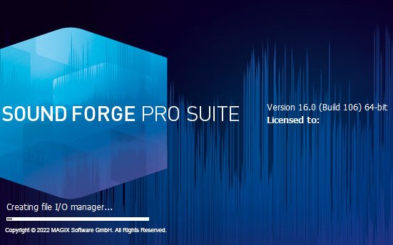 数字音频工作站 MAGIX SOUND FORGE Pro Suite v16.1.2.55 破解版