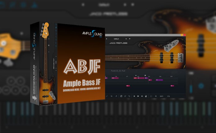 虚拟贝斯乐器插件 Ample Bass Jaco Fretless v3.5.0 破解版